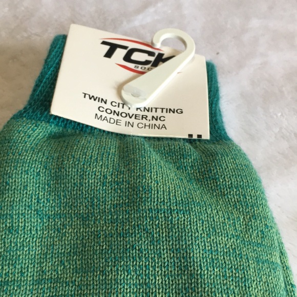 TCK All Sport green adult medium small tube socks. Approximately 25” in length - Picture 3 of 3
